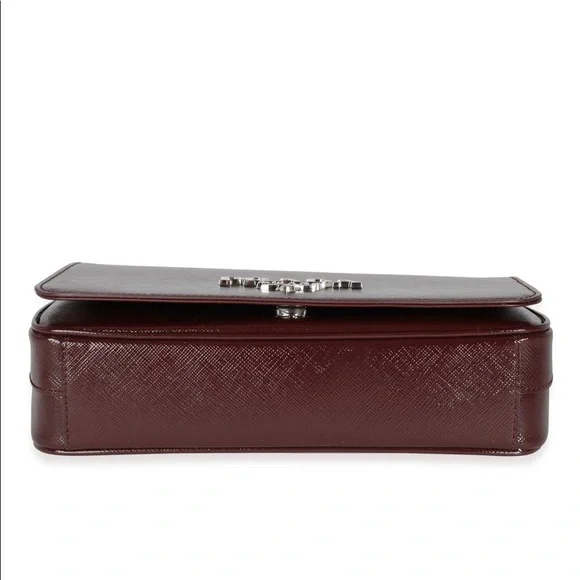 PRADA pattina in pelle saffiano vernice bag 318 - Picture 4 of 8